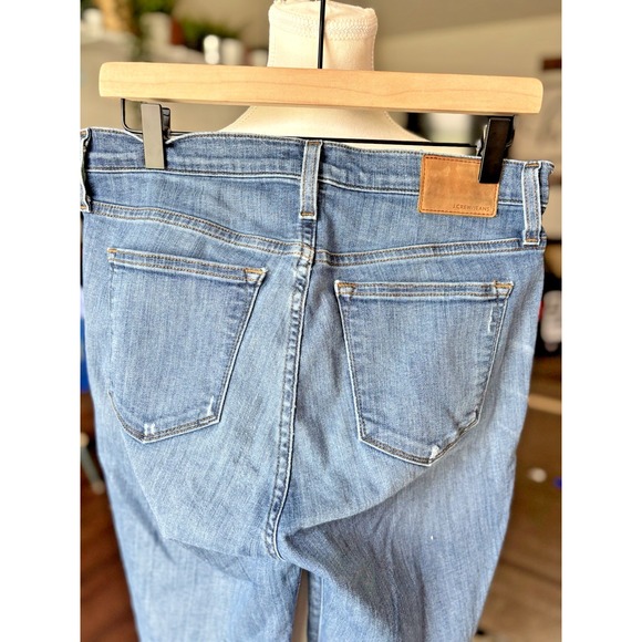 J.CREW‎ 9" Women's Toothpick Jean in Rip & Repair Wash Size 29 - Picture 4 of 16
